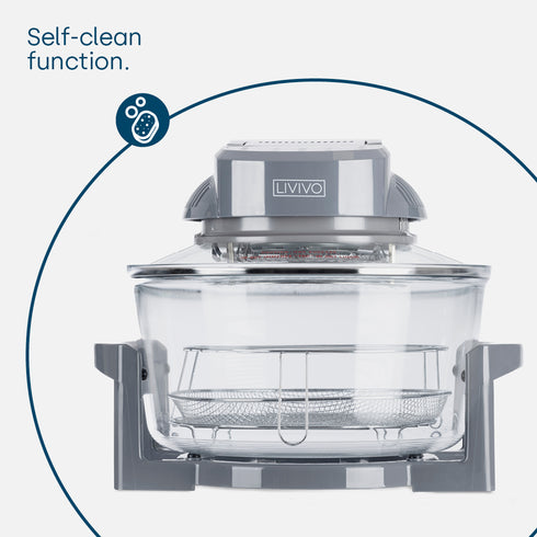 Deluxe 17L Halogen Oven - Grey